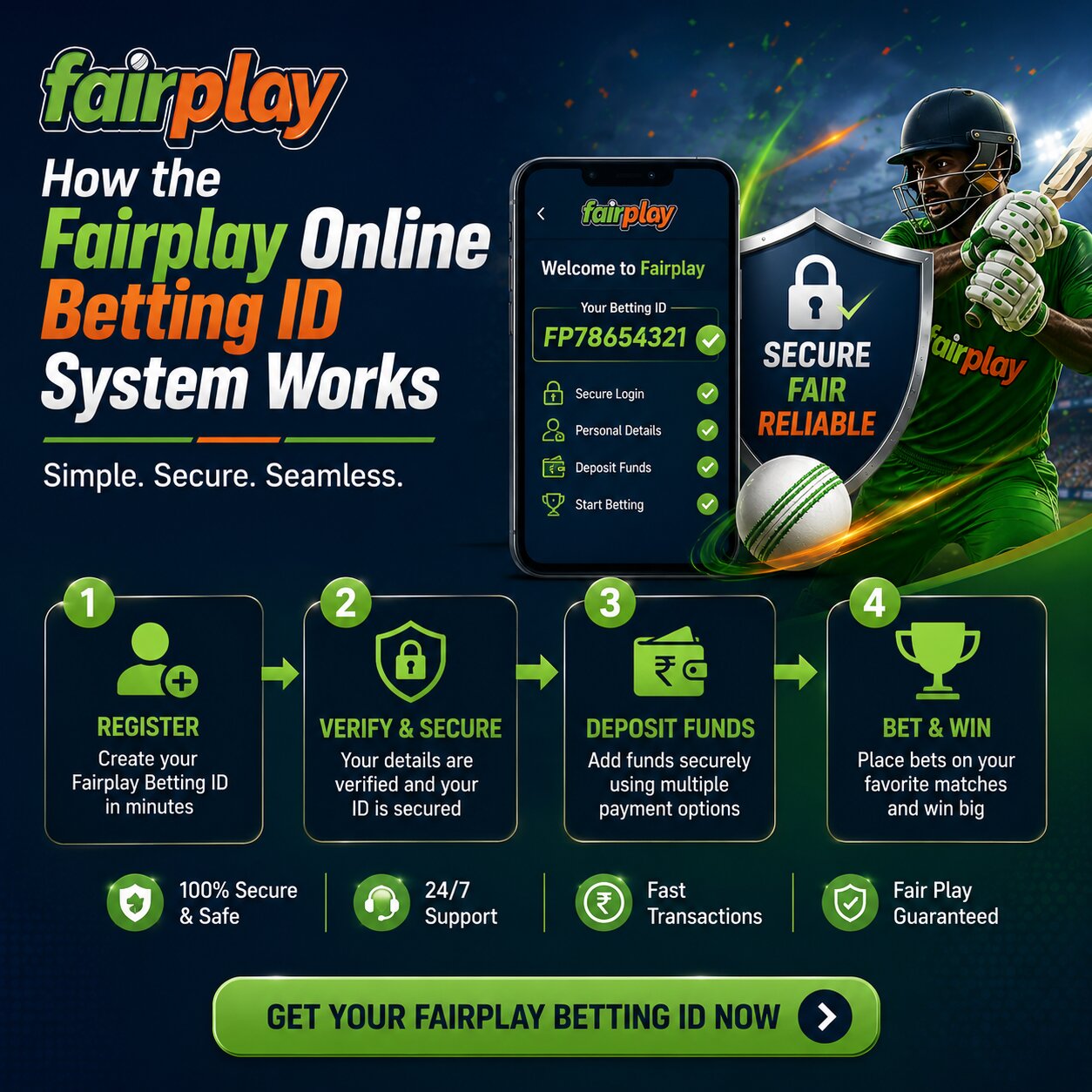 How the Fairplay Online Betting ID System Works
