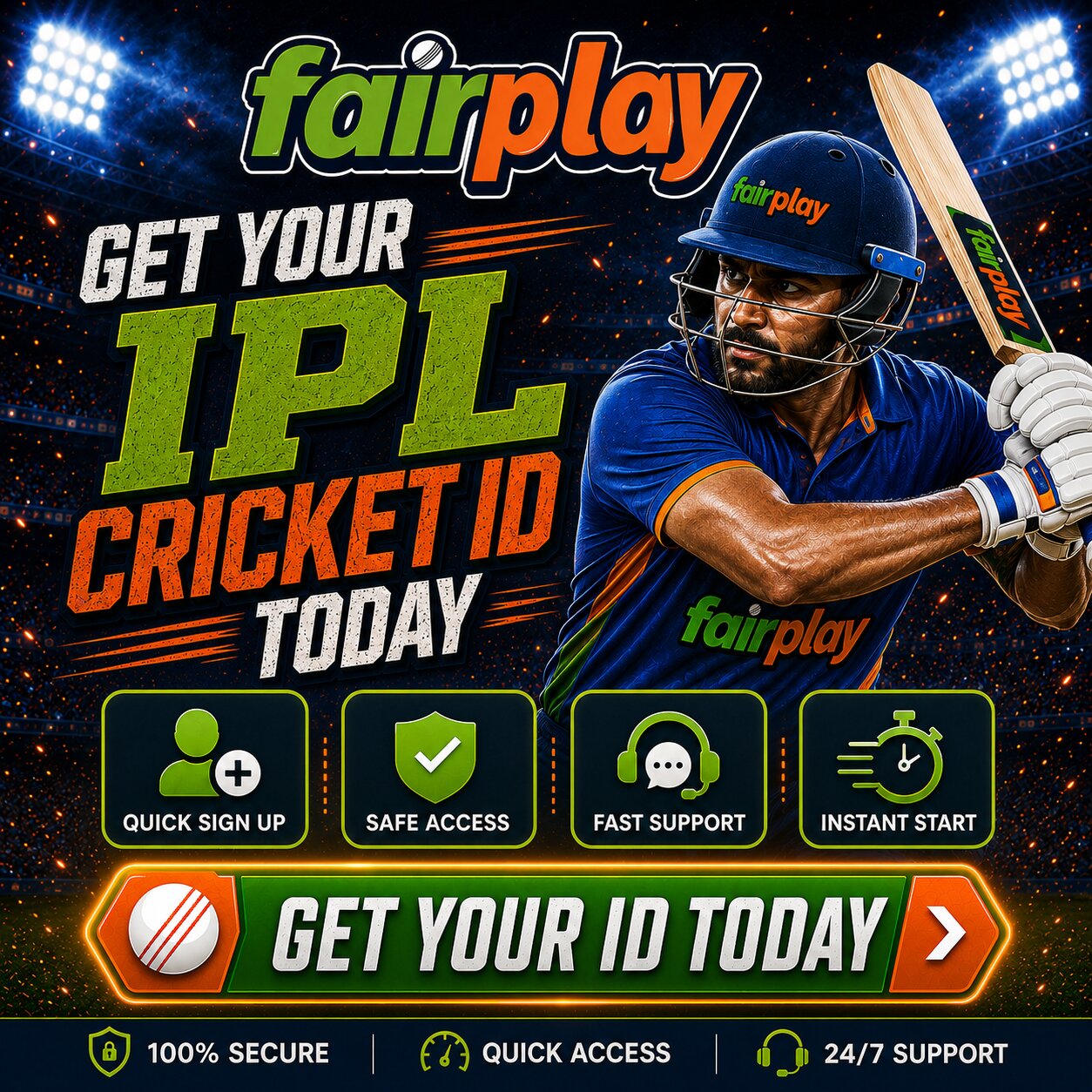 Get your Fairplay IPL cricket ID today and start playing