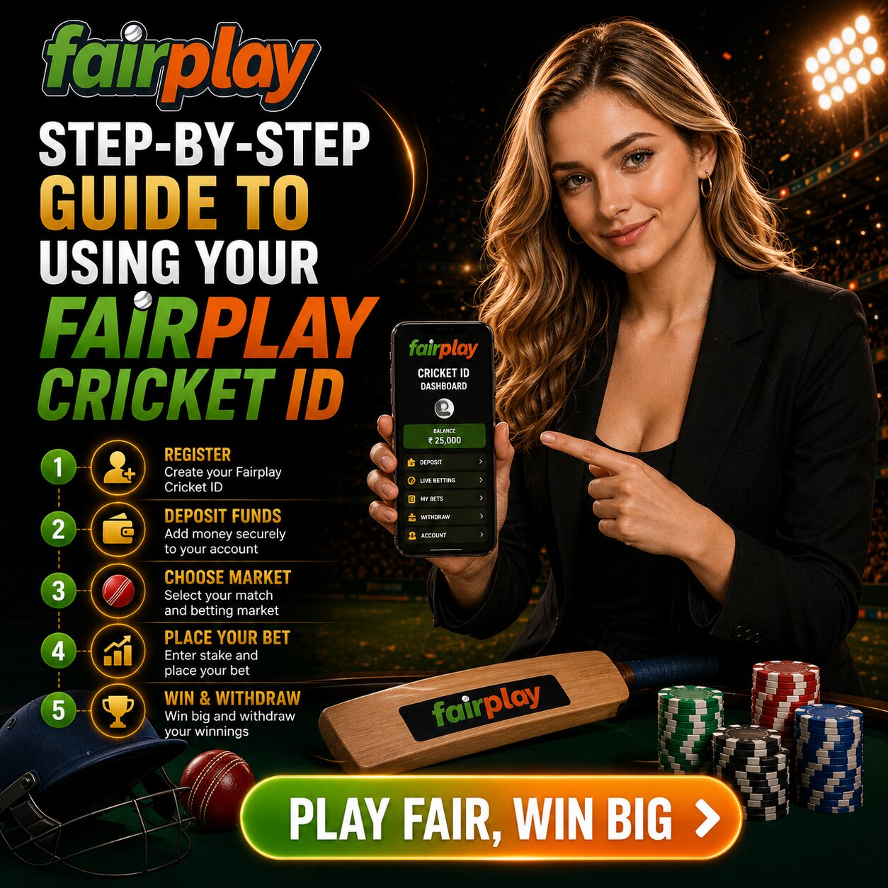 Step-by-Step Guide to Using Your Fairplay Cricket ID