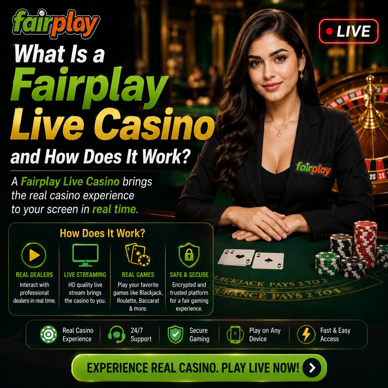 What Is a Fairplay Live Casino and How Does It Work?