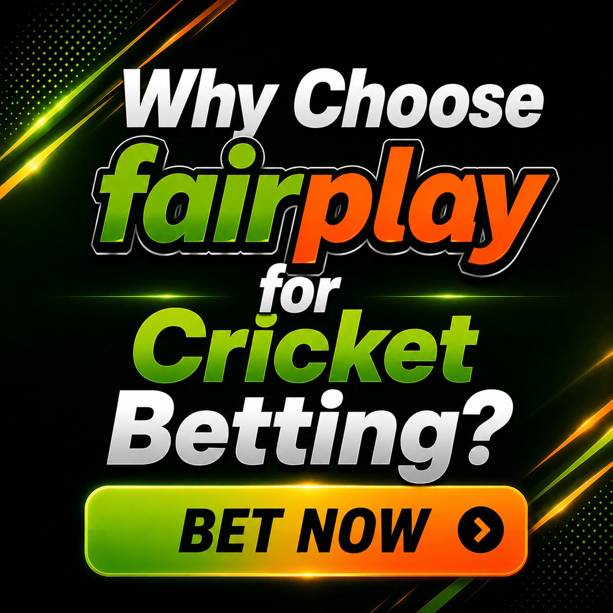 Why Choose Fairplay for Cricket Betting?