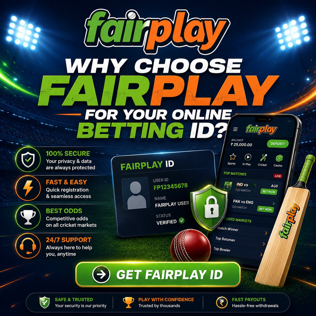 Why Choose Fairplay for Your Online Betting ID?