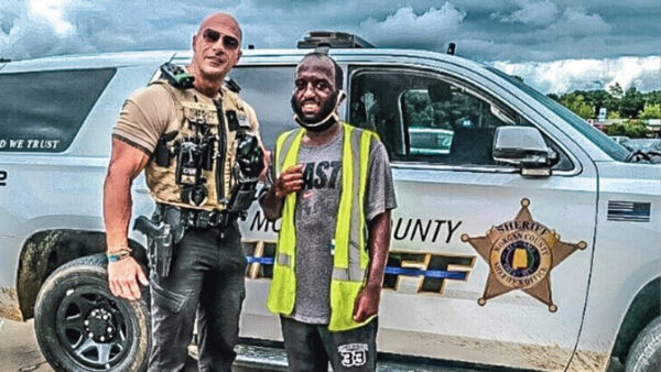 Alabama cop’s picture goes viral for his uncanny resemblance to Dwayne ‘The Rock’ Johnson